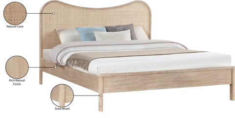 Prescott Natural Natural Cane And Solid Wood Full Bed, 1 Piece