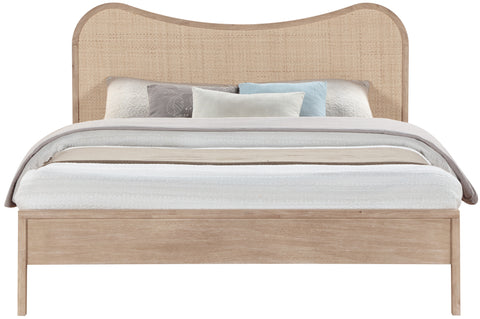 Prescott Natural Natural Cane And Solid Wood Full Bed, 1 Piece
