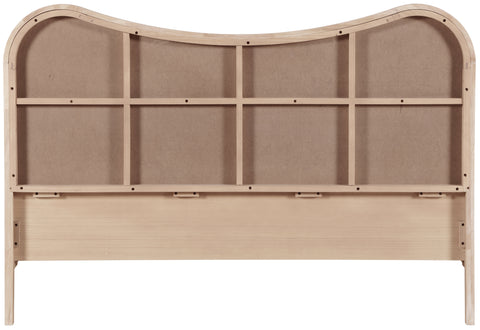 Prescott Natural Natural Cane And Solid Wood King Bed, 1 Piece