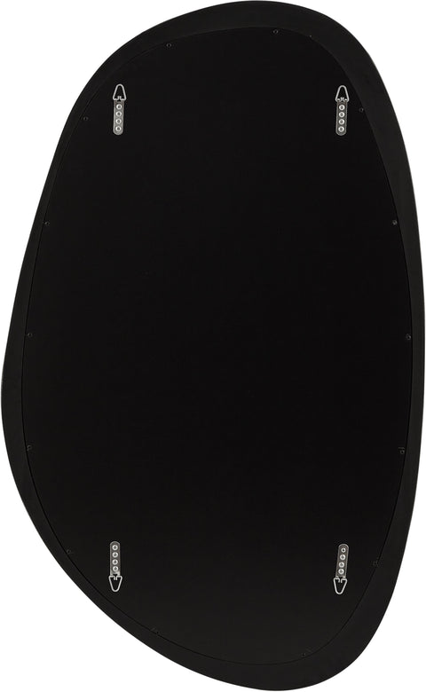 Florence 27.5" White Polyresin Frame Mirror, 1 Piece