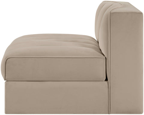 Talia Beige Velvet Performance Fabric Upholstered Chair, 1 Piece