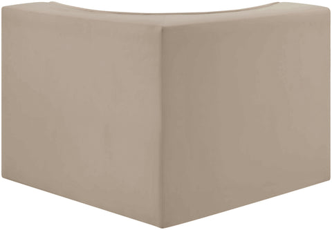 Talia Beige Velvet Performance Fabric Upholstered Chair, 1 Piece (Style 2)