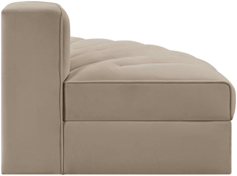 Talia Beige Velvet Performance Fabric Upholstered Chair, 1 Piece (Style 3)