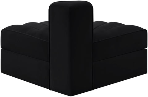 Talia Black Velvet Performance Fabric Upholstered Chair, 1 Piece (Style 3)