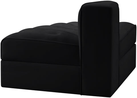 Talia Black Velvet Performance Fabric Upholstered Chair, 1 Piece (Style 3)