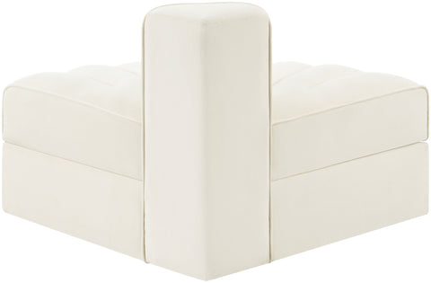 Talia Cream Velvet Performance Fabric Upholstered Chair, 1 Piece (Style 3)