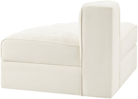 Talia Cream Velvet Performance Fabric Upholstered Chair, 1 Piece (Style 3)