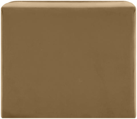 Talia Saddle Velvet Performance Fabric Upholstered Chair, 1 Piece