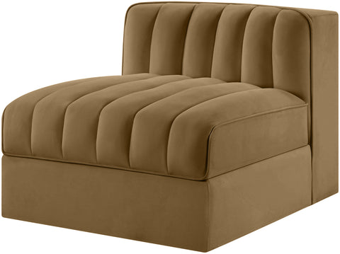 Talia Saddle Velvet Performance Fabric Upholstered Chair, 1 Piece