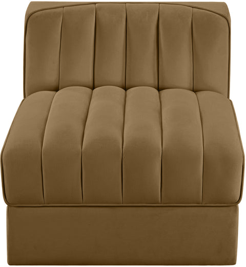 Talia Saddle Velvet Performance Fabric Upholstered Chair, 1 Piece