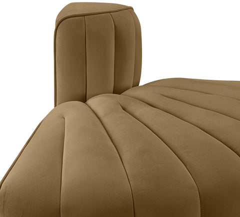 Talia Saddle Velvet Performance Fabric Upholstered Chair, 1 Piece (Style 3)