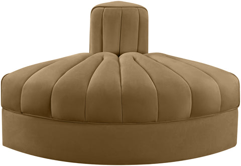 Talia Saddle Velvet Performance Fabric Upholstered Chair, 1 Piece (Style 3)