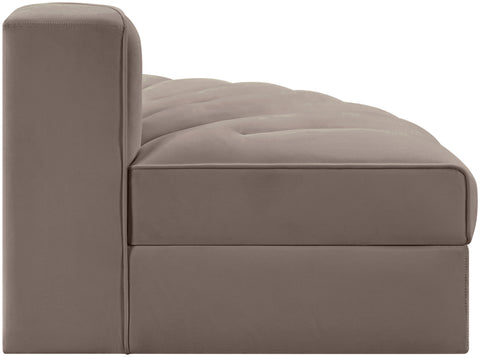 Talia Taupe Velvet Performance Fabric Upholstered Chair, 1 Piece (Style 3)