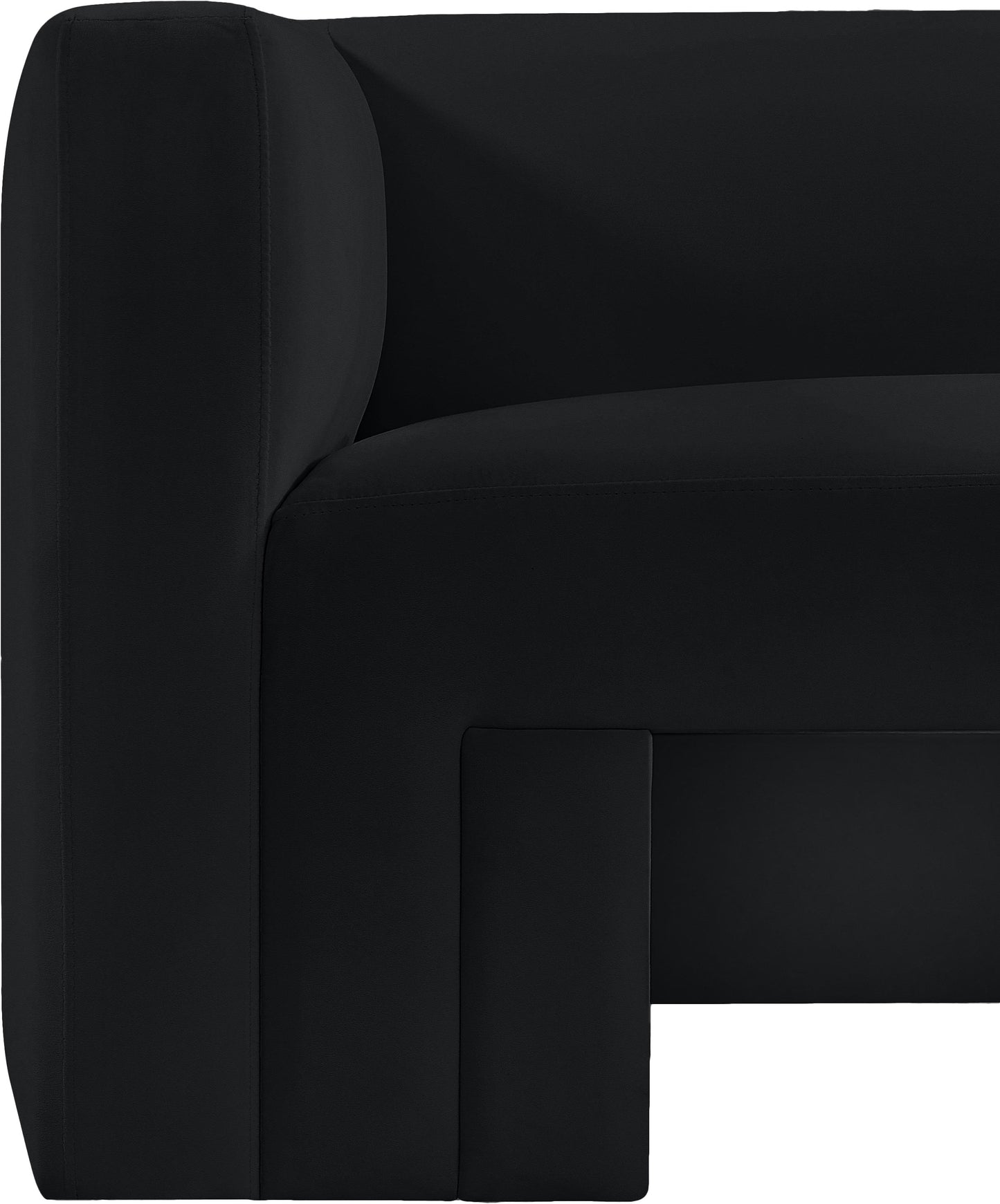 woodford black velvet chair c