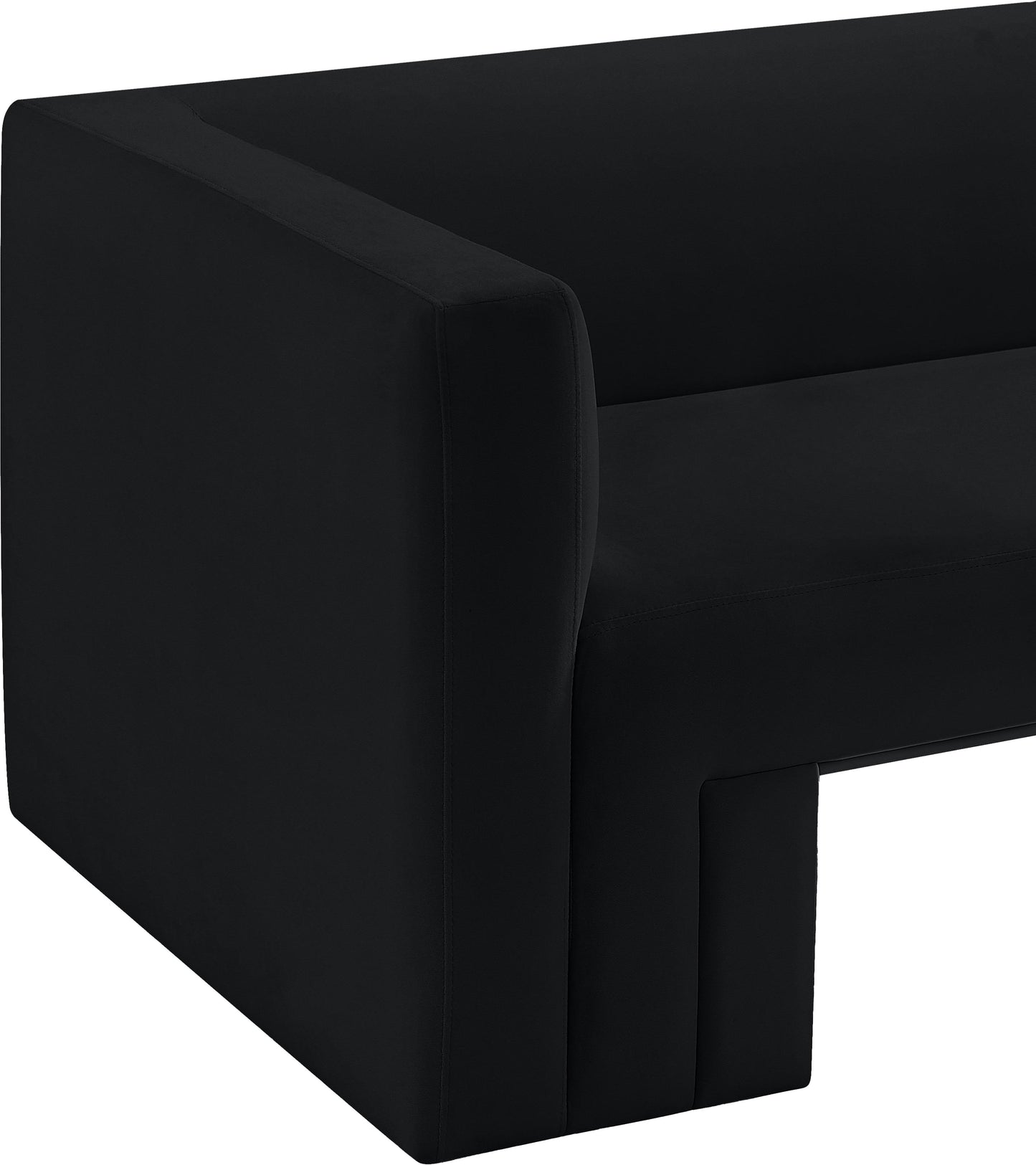 woodford black velvet chair c