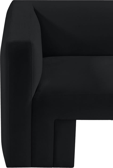 Woodford Black Velvet Chair C