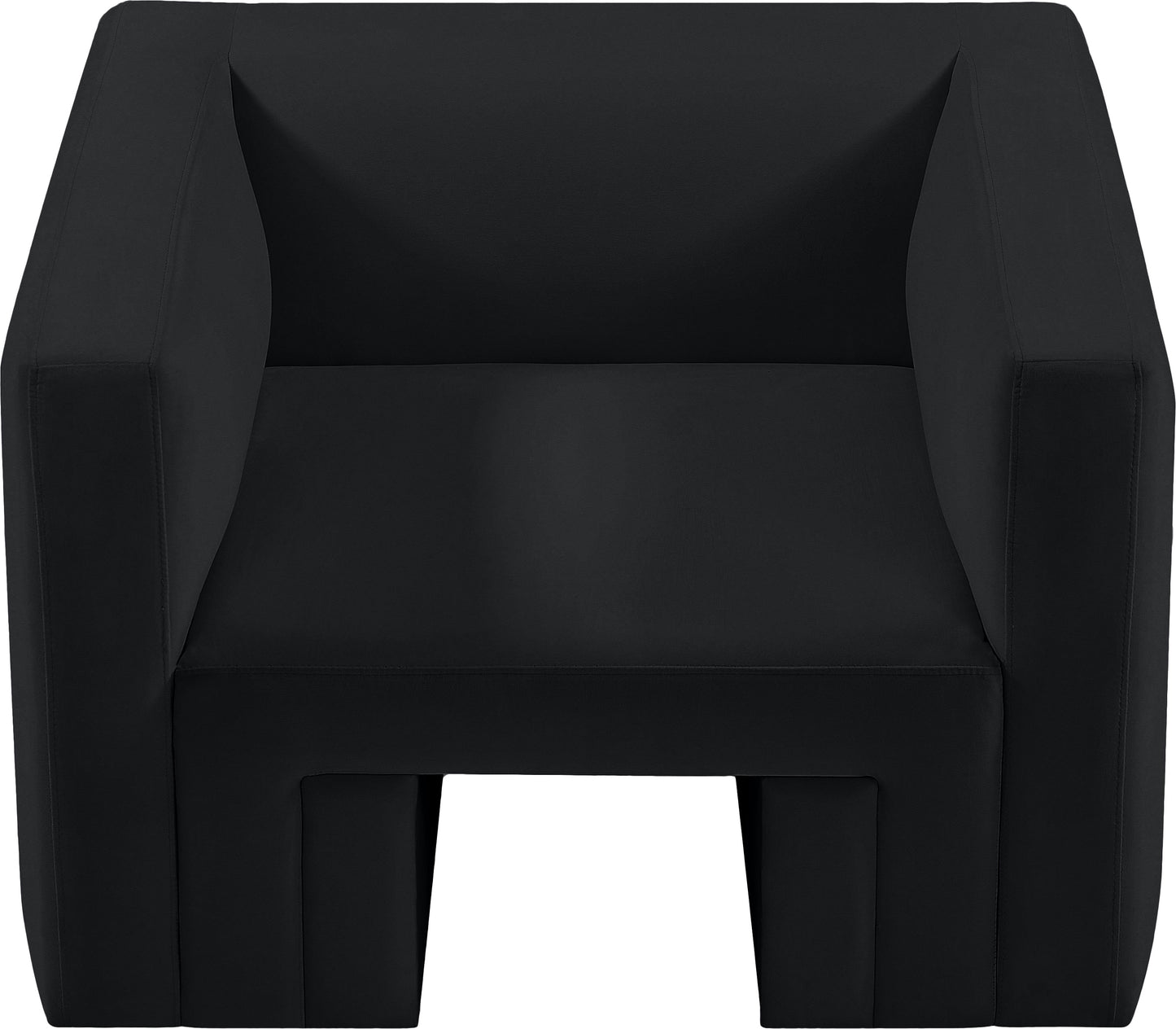 woodford black velvet chair c