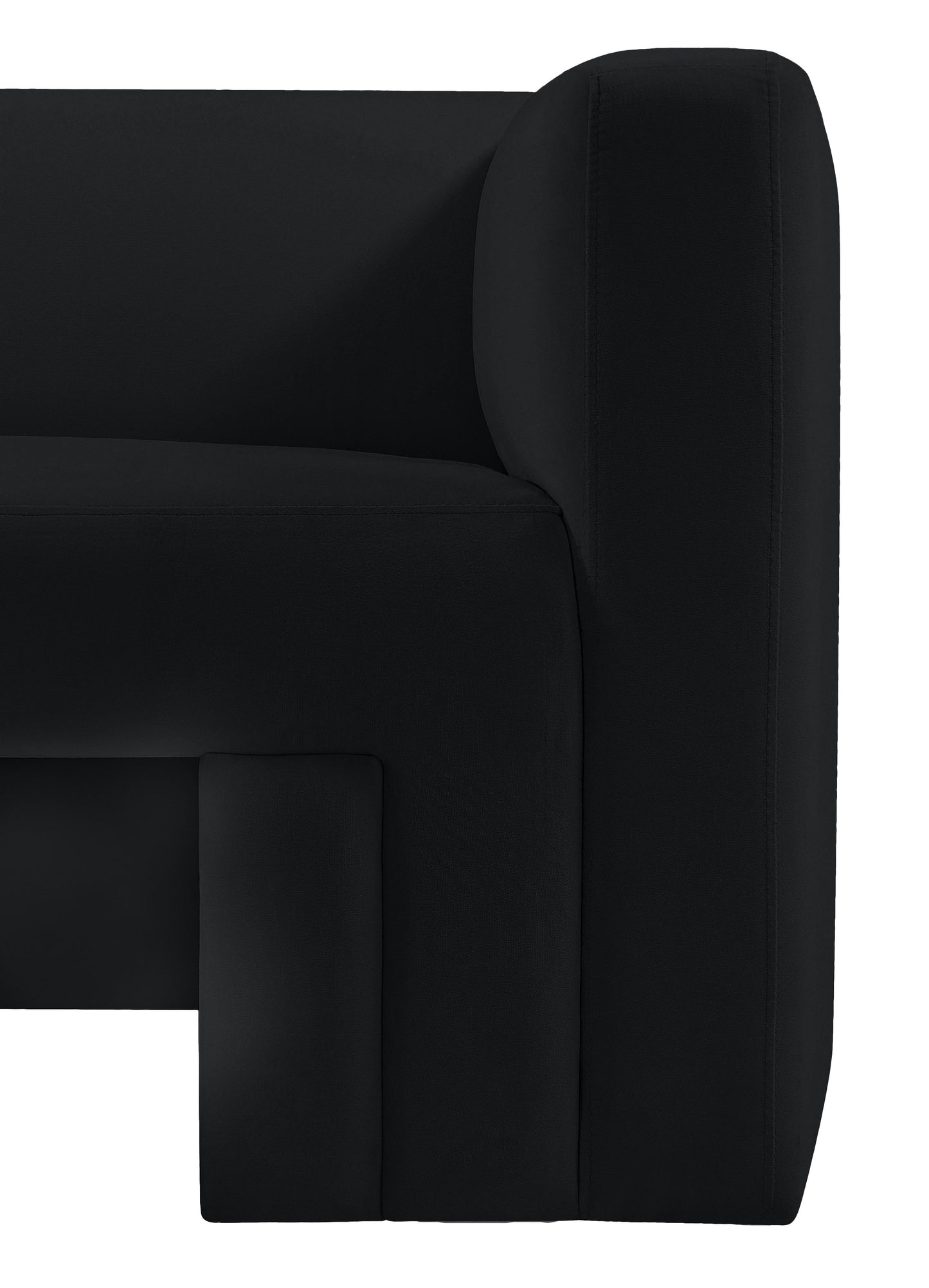 woodford black velvet chair c