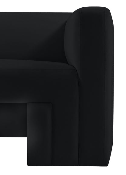 Woodford Black Velvet Chair C