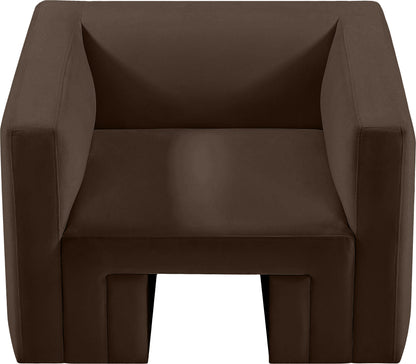 Woodford Brown Velvet Chair C