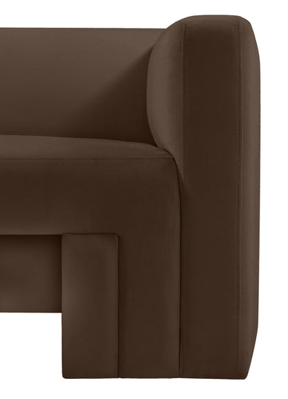 Woodford Brown Velvet Chair C