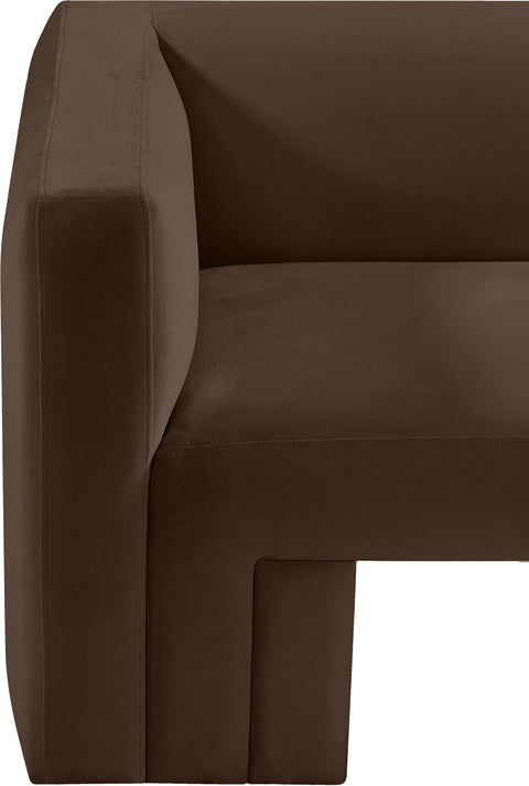 Woodford Brown Velvet Sofa S