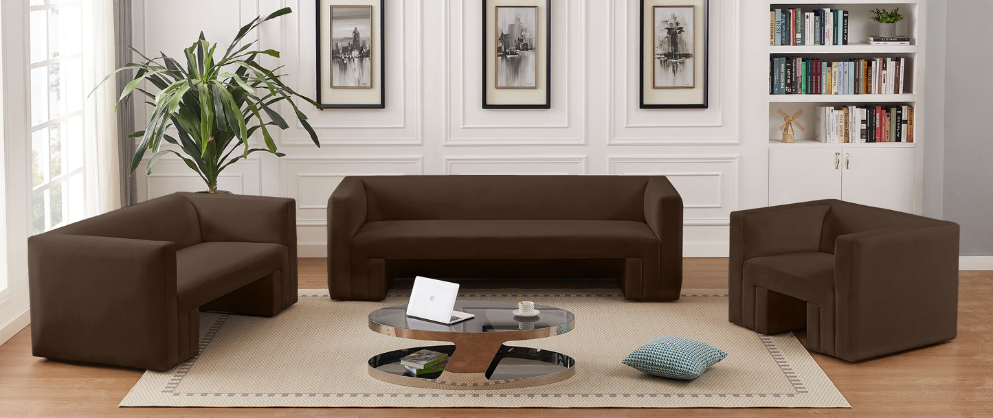 woodford brown velvet sofa s