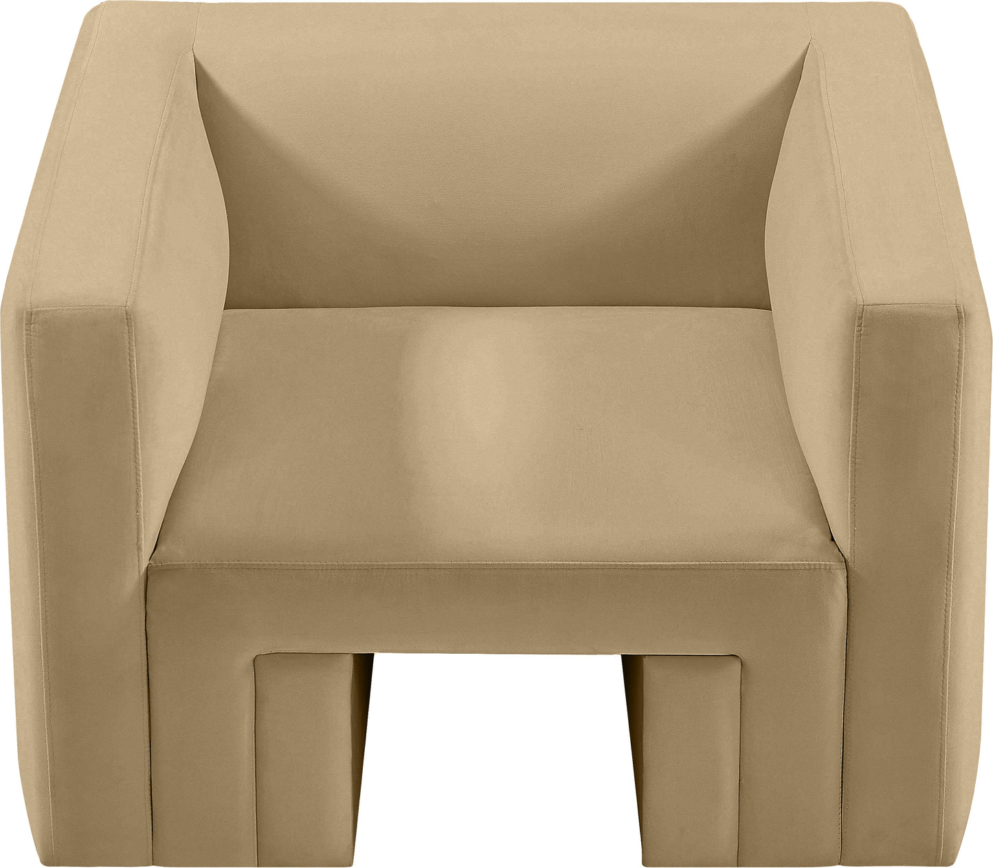 woodford camel velvet chair c