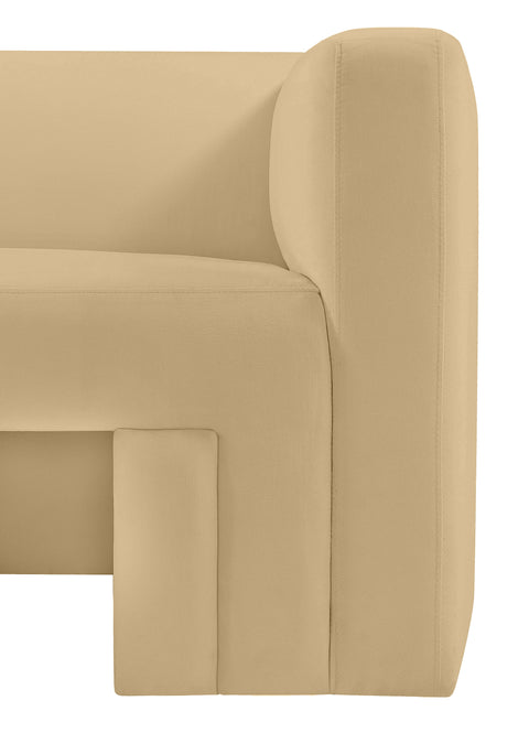 Woodford Camel Velvet Chair C