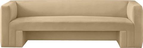 Woodford Camel Velvet Sofa S