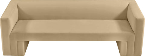 Woodford Camel Velvet Sofa S