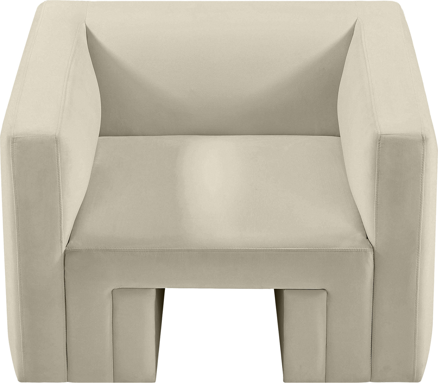 woodford cream velvet chair c