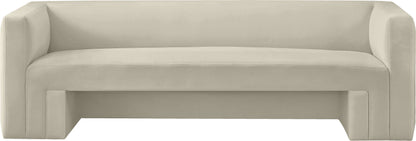 Woodford Cream Velvet Sofa S