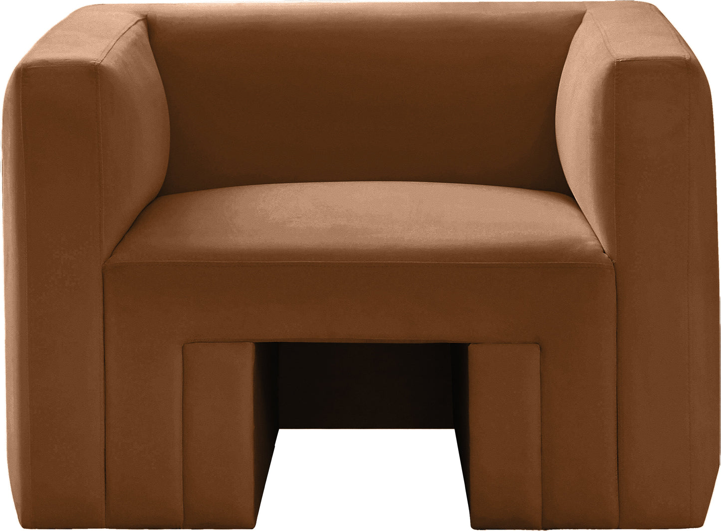 woodford saddle velvet chair c