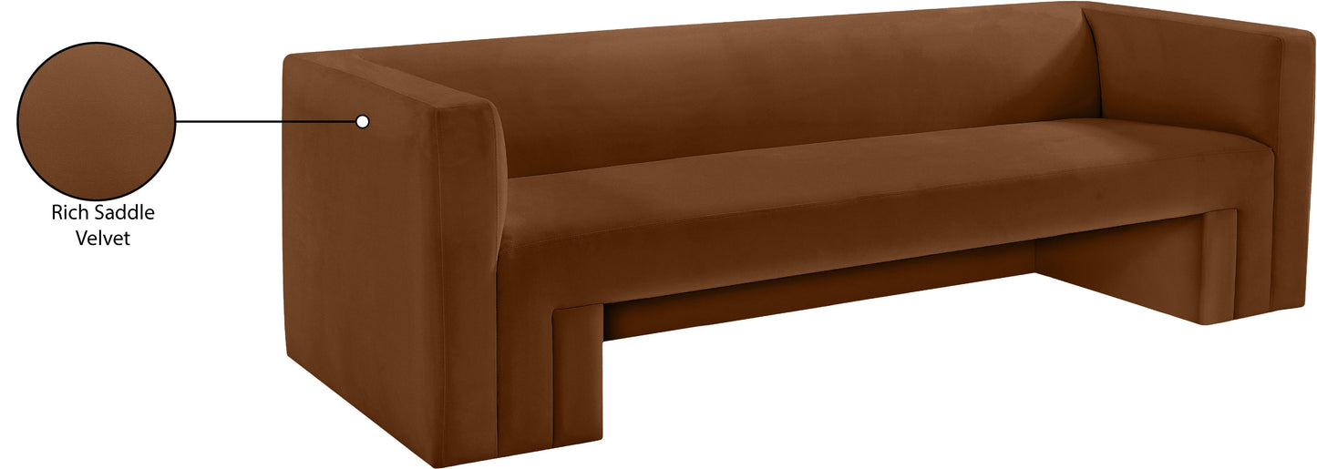 woodford saddle velvet sofa s