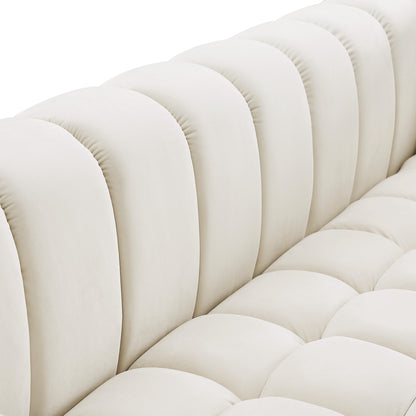 Industry Cream Velvet Chair C