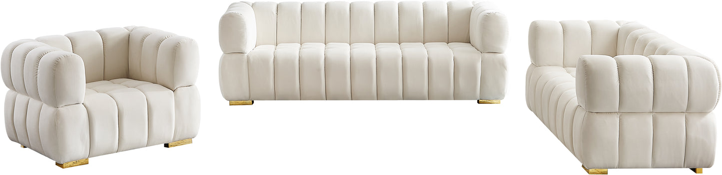 industry cream velvet sofa s