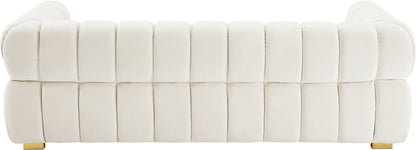 Industry Cream Velvet Sofa S