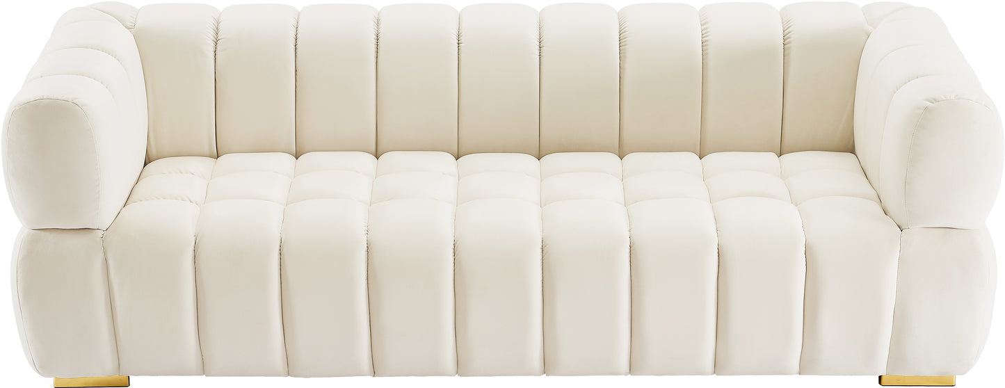 industry cream velvet sofa s