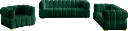 Industry Green Velvet Loveseat L