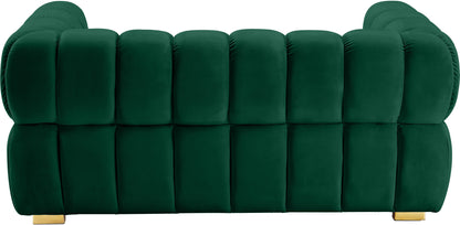 Industry Green Velvet Loveseat L