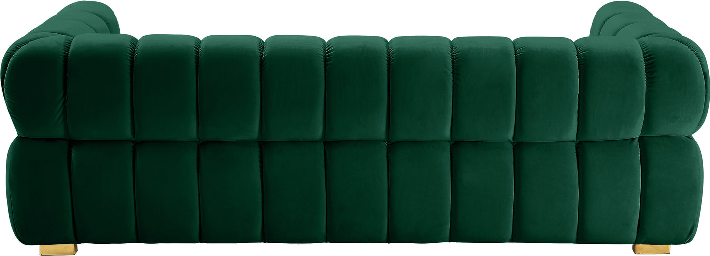 industry green velvet sofa s