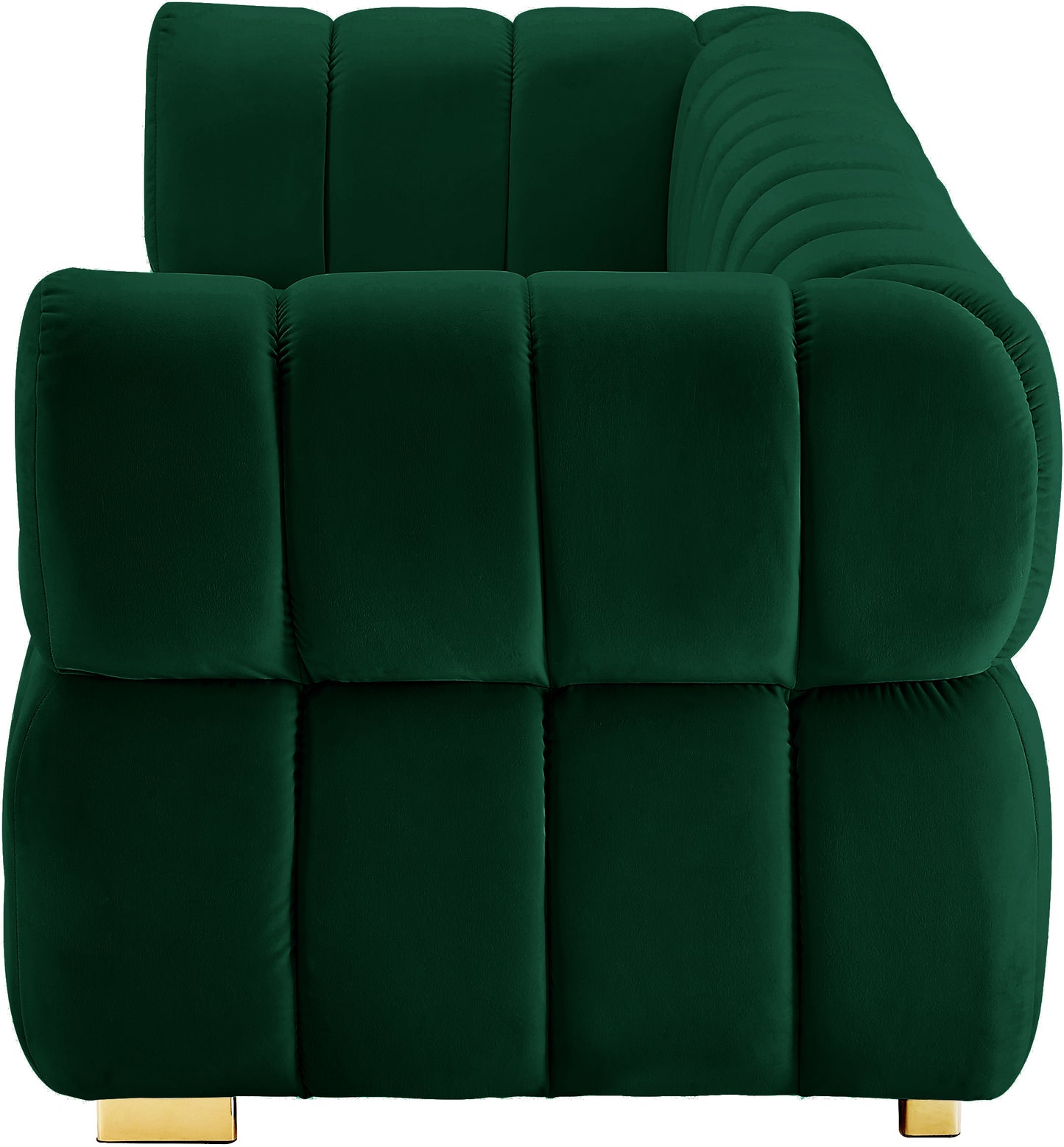 industry green velvet sofa s