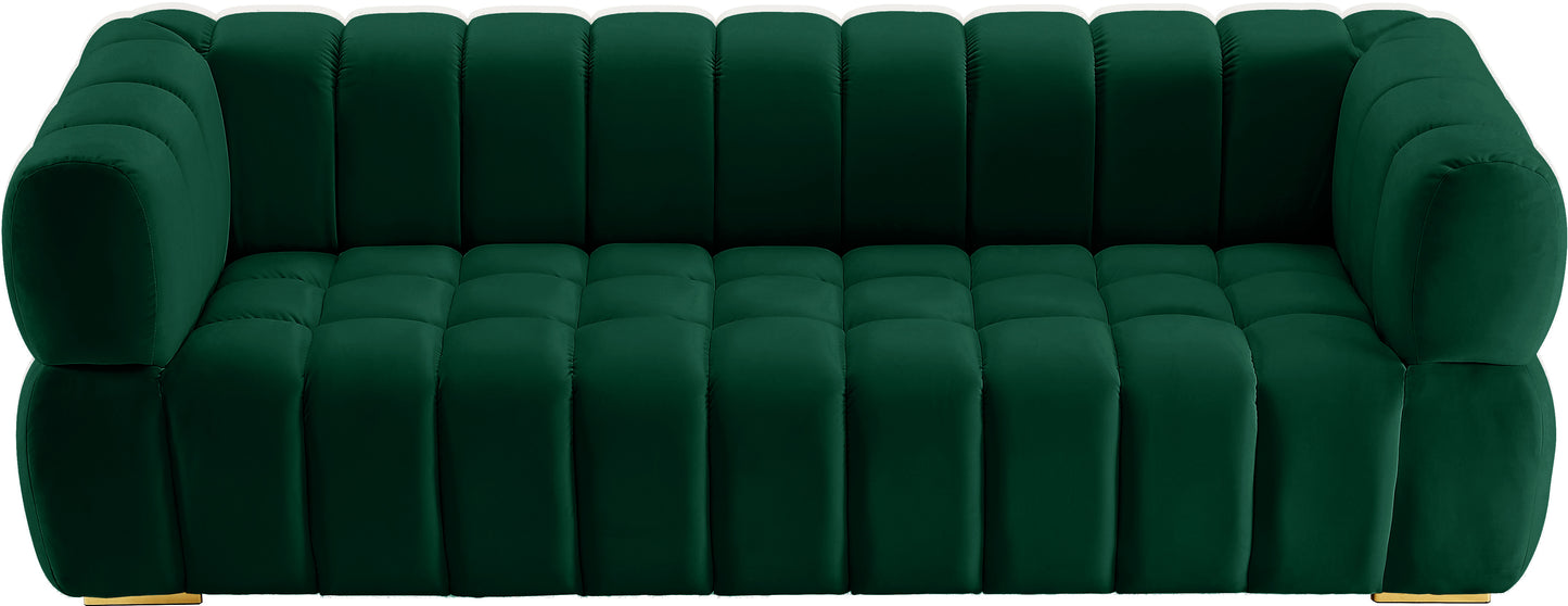 industry green velvet sofa s