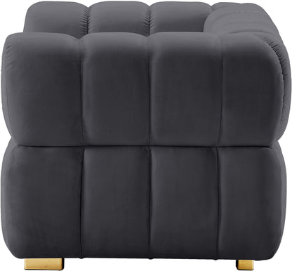 Industry Grey Velvet Chair C