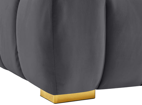 Industry Grey Velvet Loveseat L