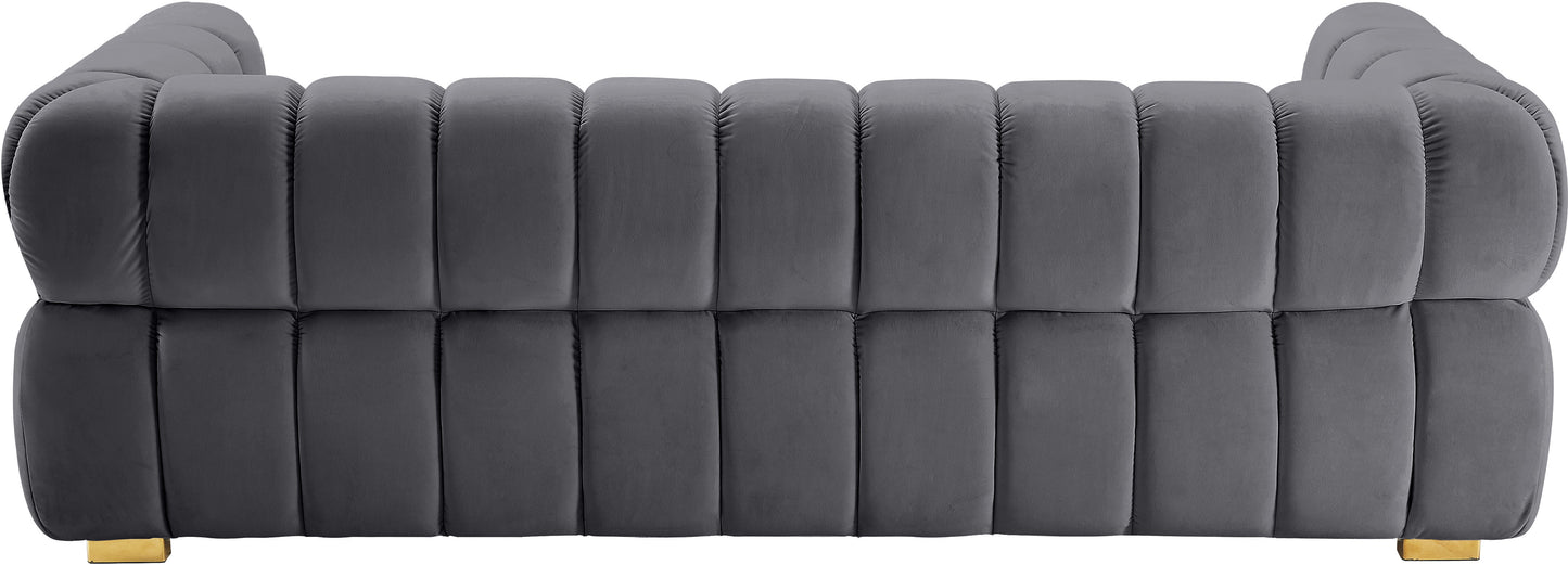 industry grey velvet sofa s