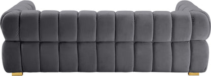 Industry Grey Velvet Sofa S