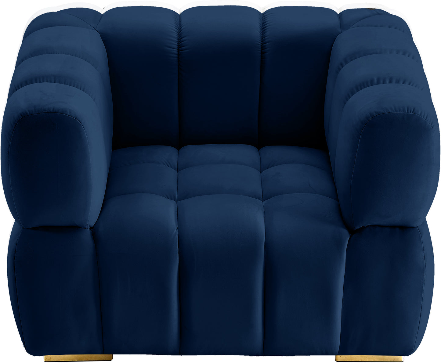 industry navy velvet chair c