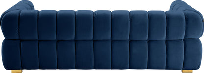 Industry Navy Velvet Sofa S